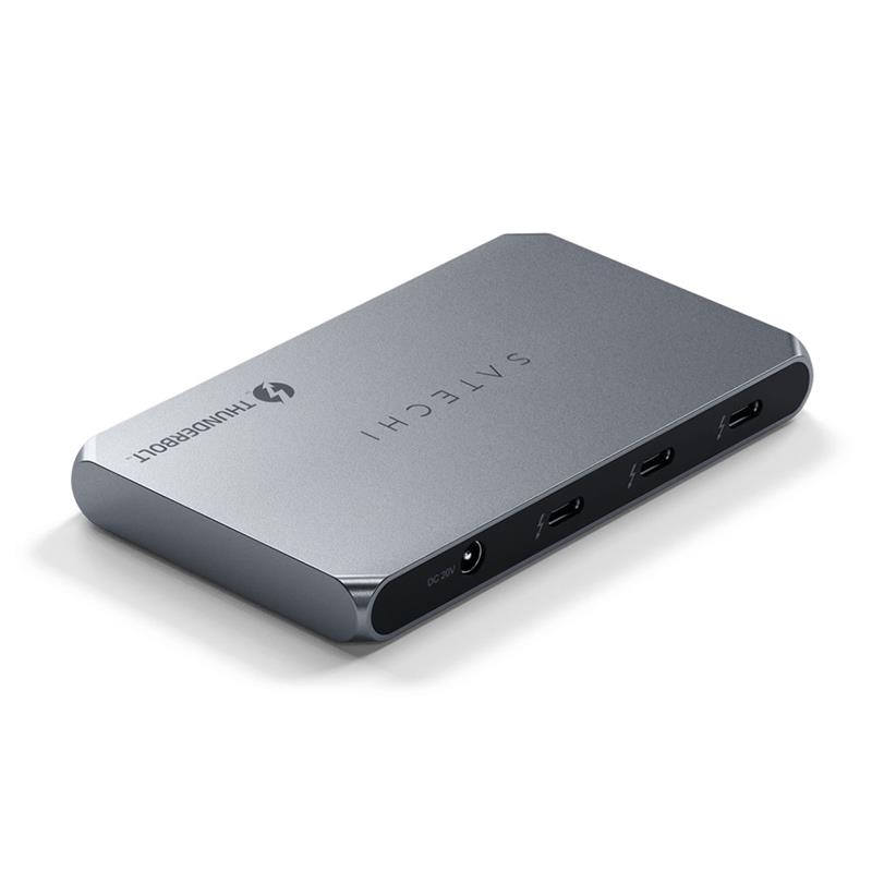 Satechi Thunderbolt 4 Slim Hub - Space Gray Aluminium