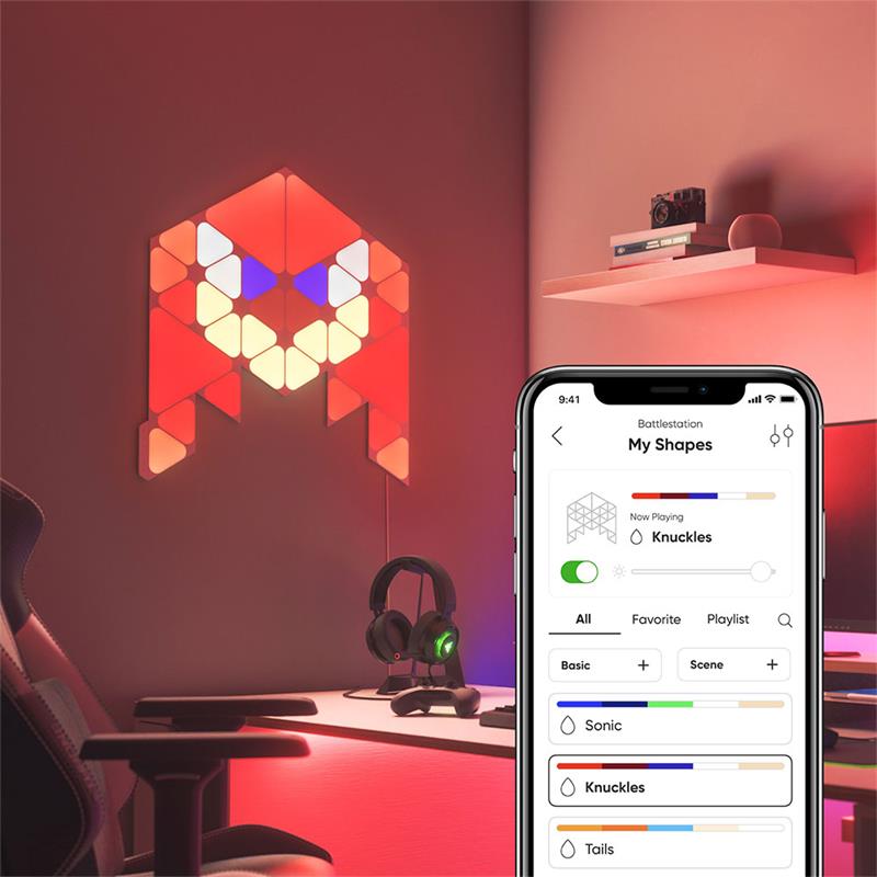 Nanoleaf Shapes Starter Kit 32PK Sonic Limited Edition