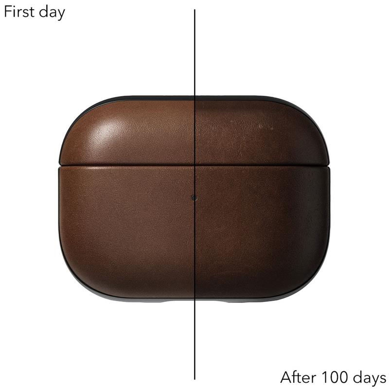 Nomad puzdro Leather Case pre Apple Airpods Pro 2 - Brown