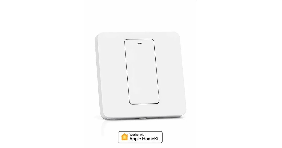 Meross Smart Wi-Fi nástěnný vypínač 1 Gang 2 way Touch Button Neutral Wire Required
