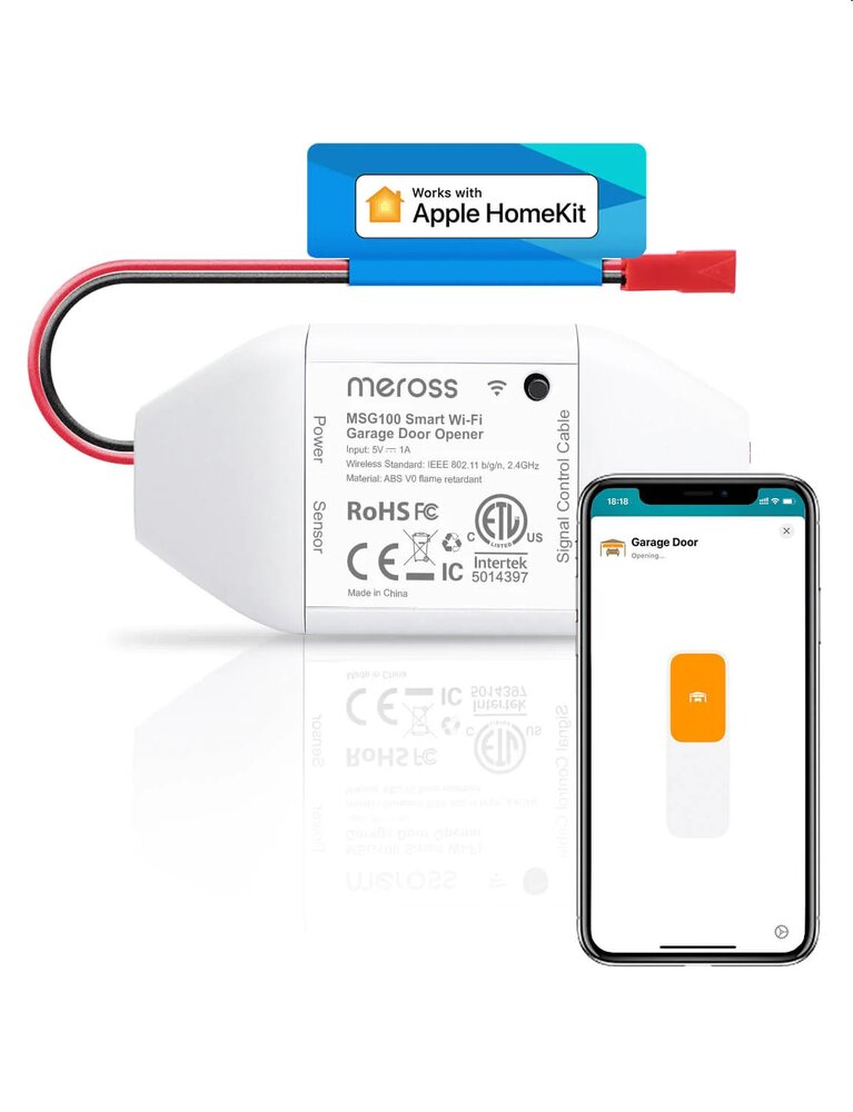 Meross Smart Wi-Fi ovládání otvírání garážové brány