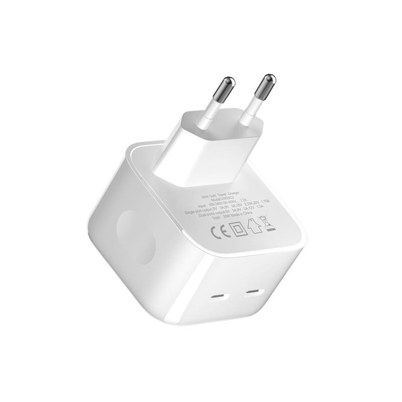 Devia sieťová nabíjačka Extreme Speed GaN PD Quick Charger 35W - White