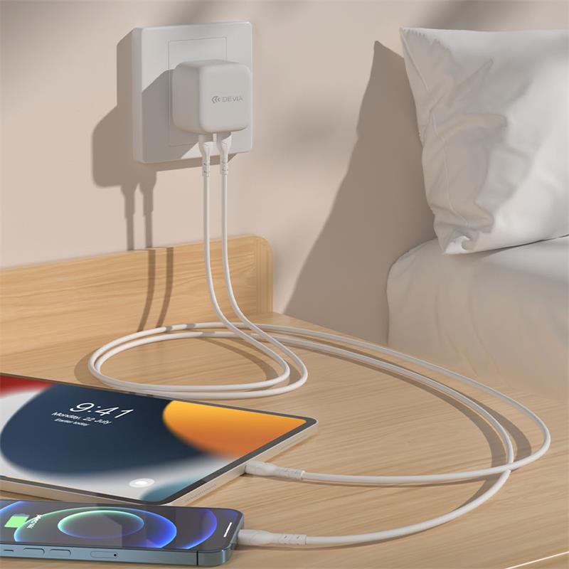 Devia sieťová nabíjačka Extreme Speed GaN PD Quick Charger 35W - White