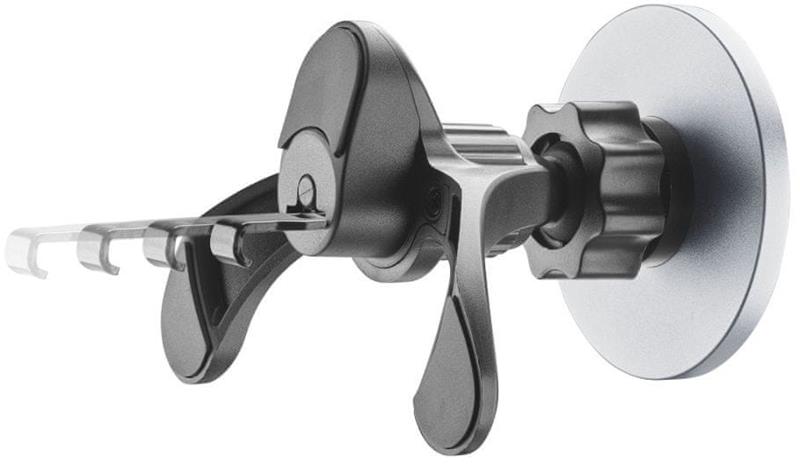 CellularLine Touch Mag Air Vents s uchytením do mriežky ventilácie a podporou MagSafe, čierny