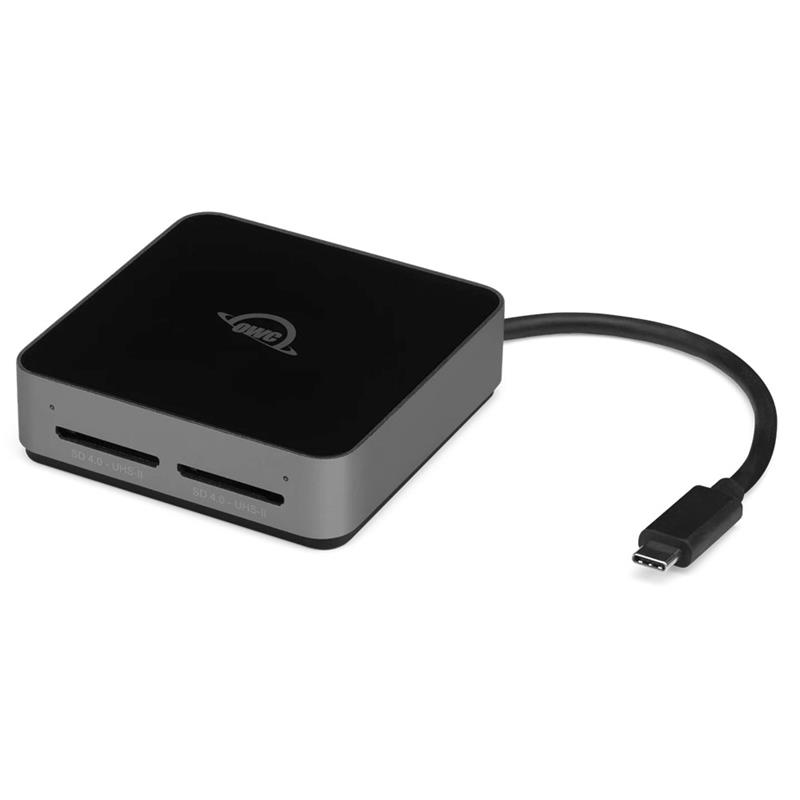 OWC Atlas USB-C Dual-Slot SDXC UHS-II Card Reader