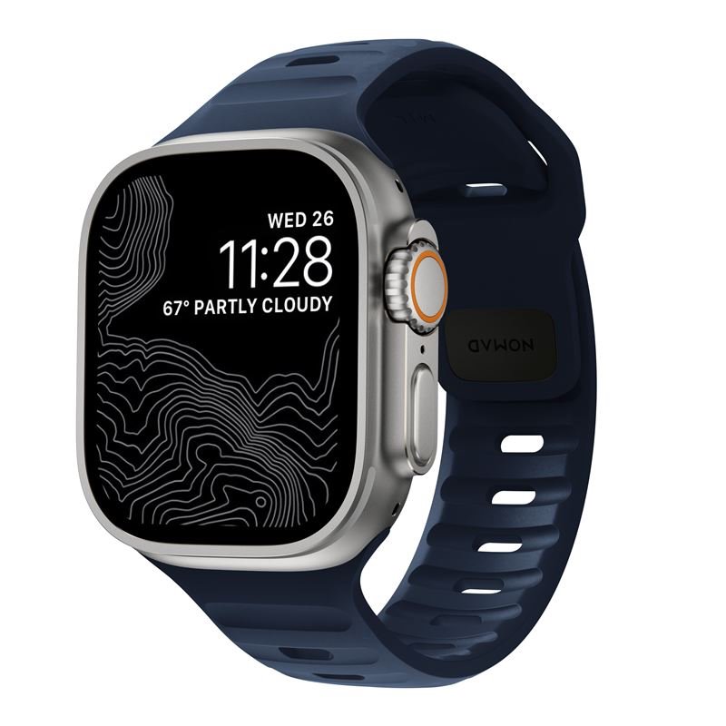 Nomad remienok Sport Strap pre Apple Watch 44-49mm - Atlantic Blue