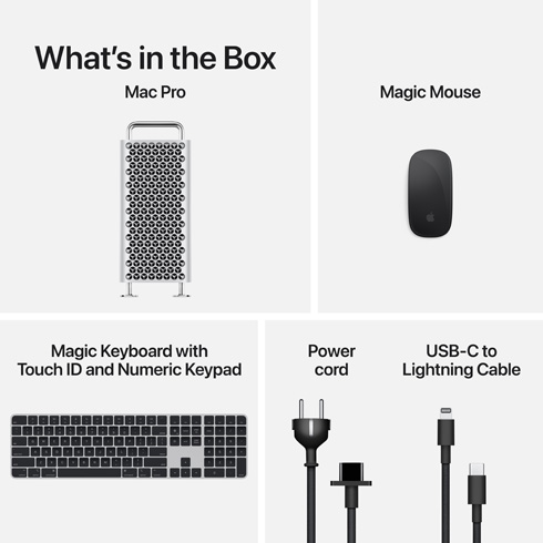 Mac Pro Tower M2 Ultra 24C CPU 60C GPU 64GB 1TB SK