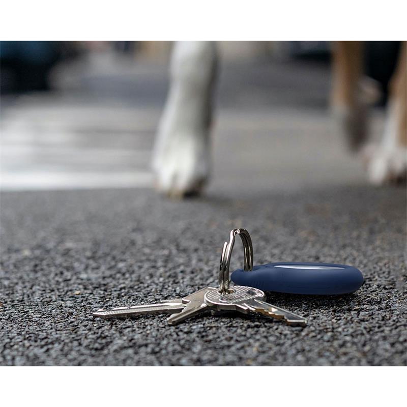 Belkin puzdro Secure Holder with Key Ring pre AirTag 2-pack - Blue
