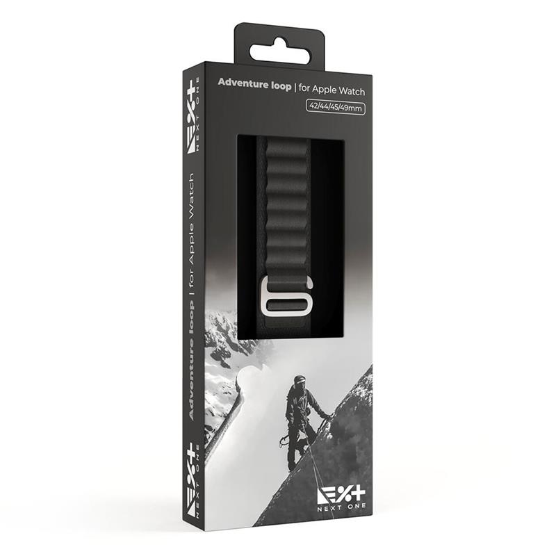 Next One remienok Adventure Loop pre Apple Watch 44/45/49mm - Black