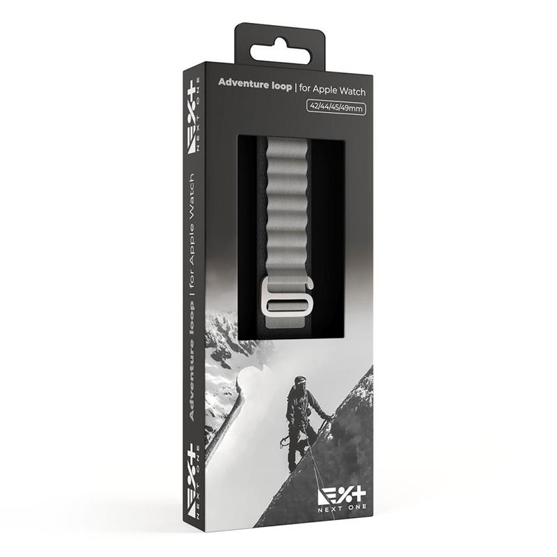 Next One remienok Adventure Loop pre Apple Watch 44/45/49mm - Gray