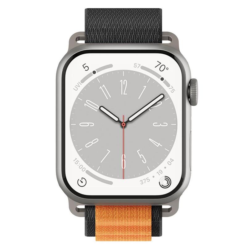 Next One remienok Adventure Loop pre Apple Watch 44/45/49mm - Black/Orange