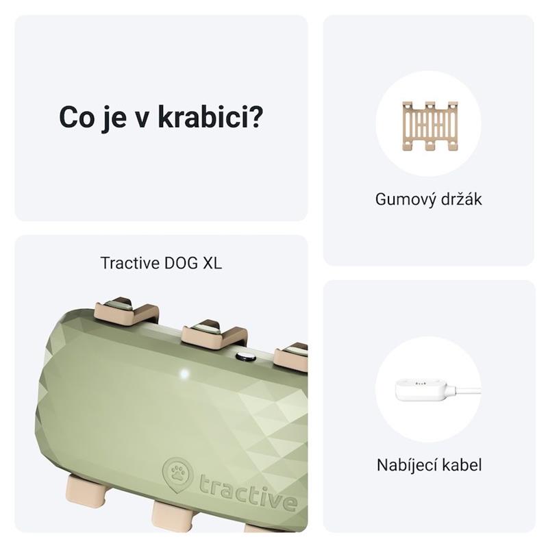 Tractive GPS DOG XL pro sledování polohy a aktivity, zelený