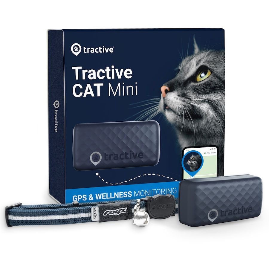 Tractive GPS CAT Mini pro sledování polohy a aktivity, tmavě modrá