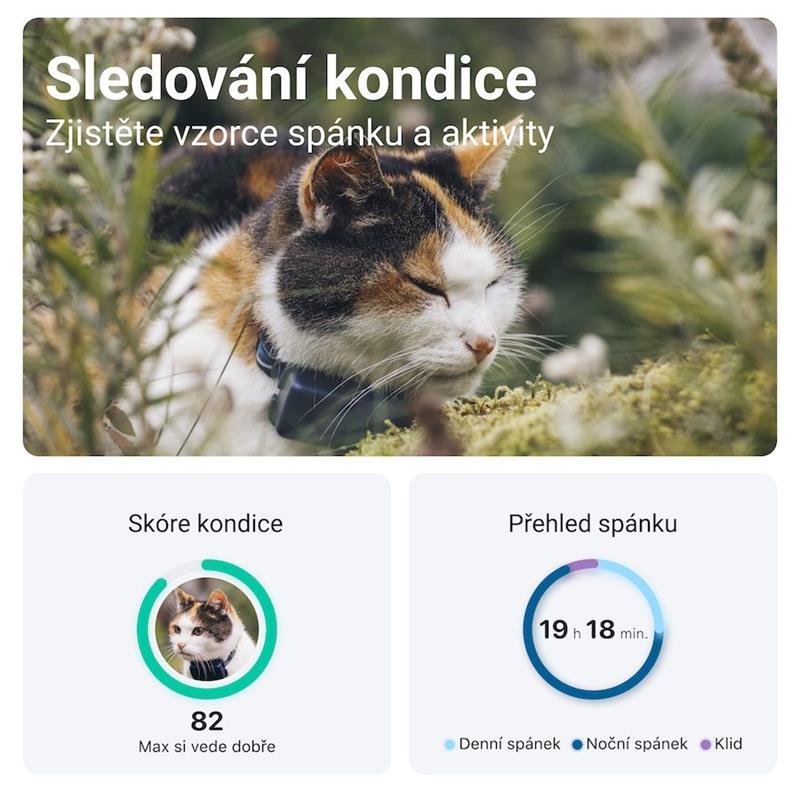 Tractive GPS CAT Mini pro sledování polohy a aktivity, tmavě modrá