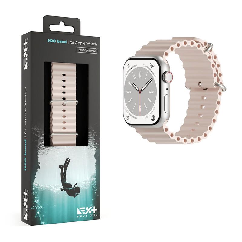 Next One remienok H20 Band pre Apple Watch 38/40/41mm - Pink Sand