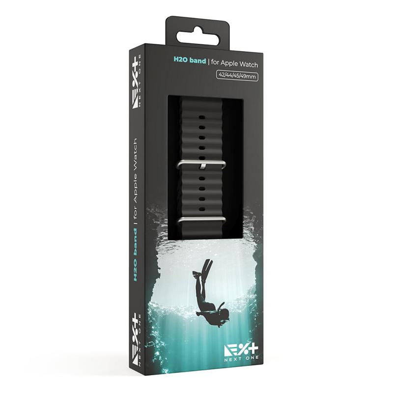Next One remienok H20 Band pre Apple Watch 44/45/49mm - Black