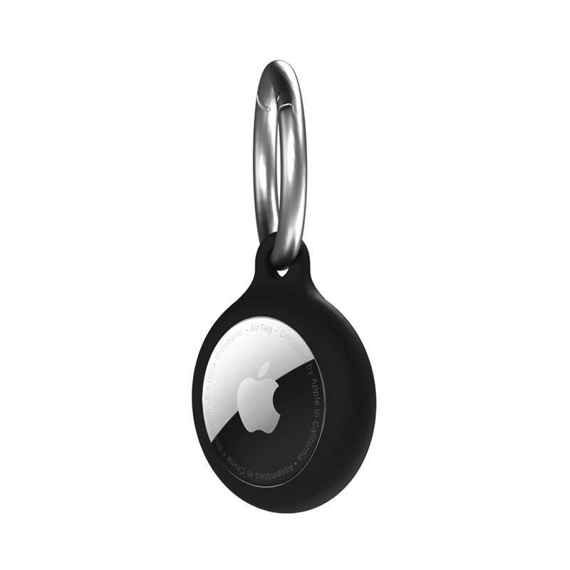 Next One puzdro Secure Silicone Key Clip pre Apple AirTag - Black