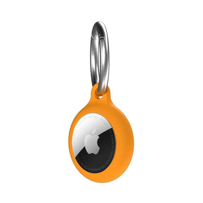 Next One puzdro Secure Silicone Key Clip pre Apple AirTag - Orange