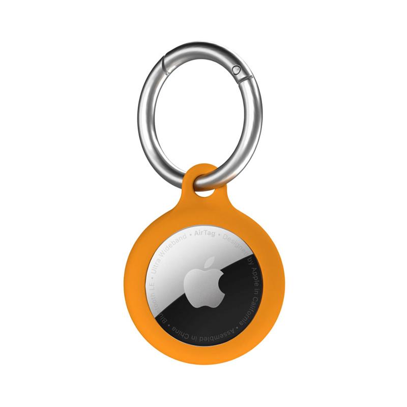 Next One puzdro Secure Silicone Key Clip pre Apple AirTag - Orange