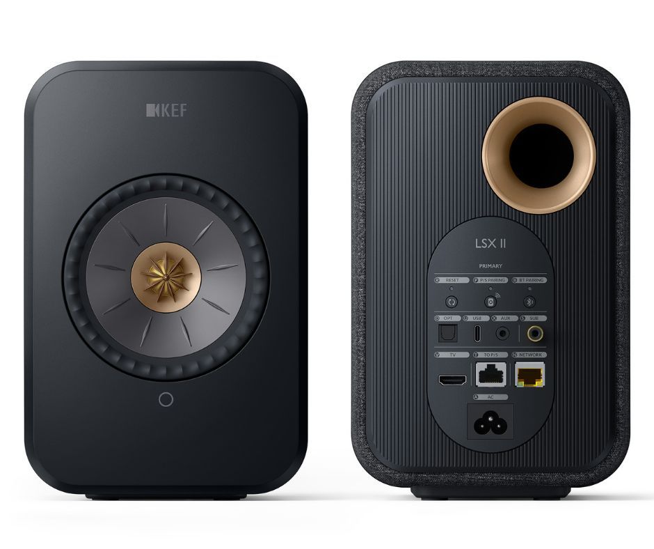 KEF LSX II - Wireless - aktívny Hi-Fi systém - Carbon Black