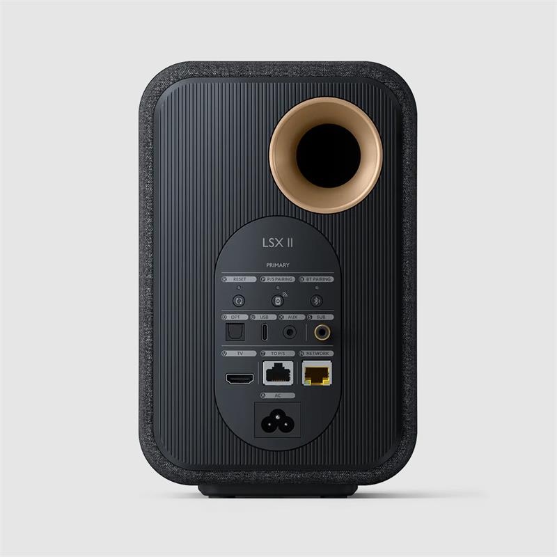 KEF LSX II - Wireless - aktívny Hi-Fi systém - Carbon Black