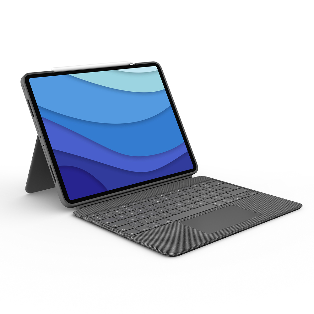 Logitech COMBO TOUCH pre iPad Pro 12.9"  (5. a 6. gen.) - šedá - CZ/SK