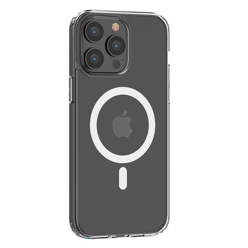 Devia kryt Pure Clear Magnetic Shockproof Case pre iPhone 15 Pro Max - Clear