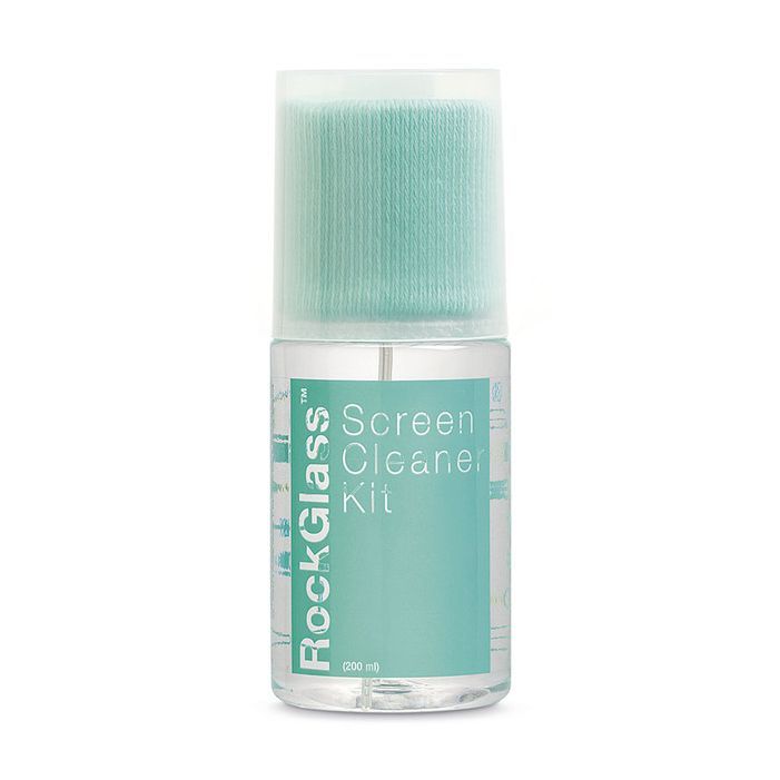Aiino - RockGlass - Screen Cleaner Kit 200 ml bottle and cloth 15 x15 cm