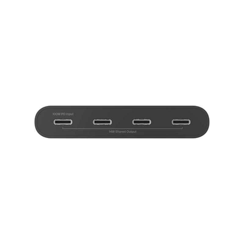 Belkin Connect USB-C to 4-Port USB-C Hub - Black
