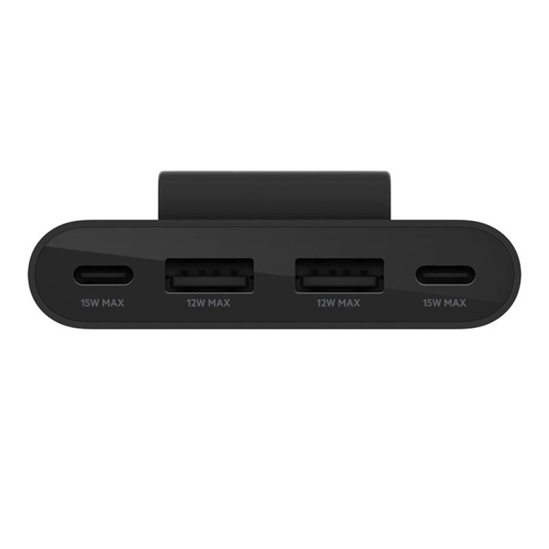 Belkin Boost Charge 4-port USB Power Extender-Black
