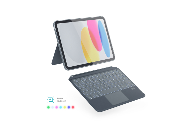 Epico Keyboard Case for Apple iPad Pro 11" (2018/2020/2021/2022)/iPad Air 10,9"/11"M1, M2,M3 - slovenčina/šedá