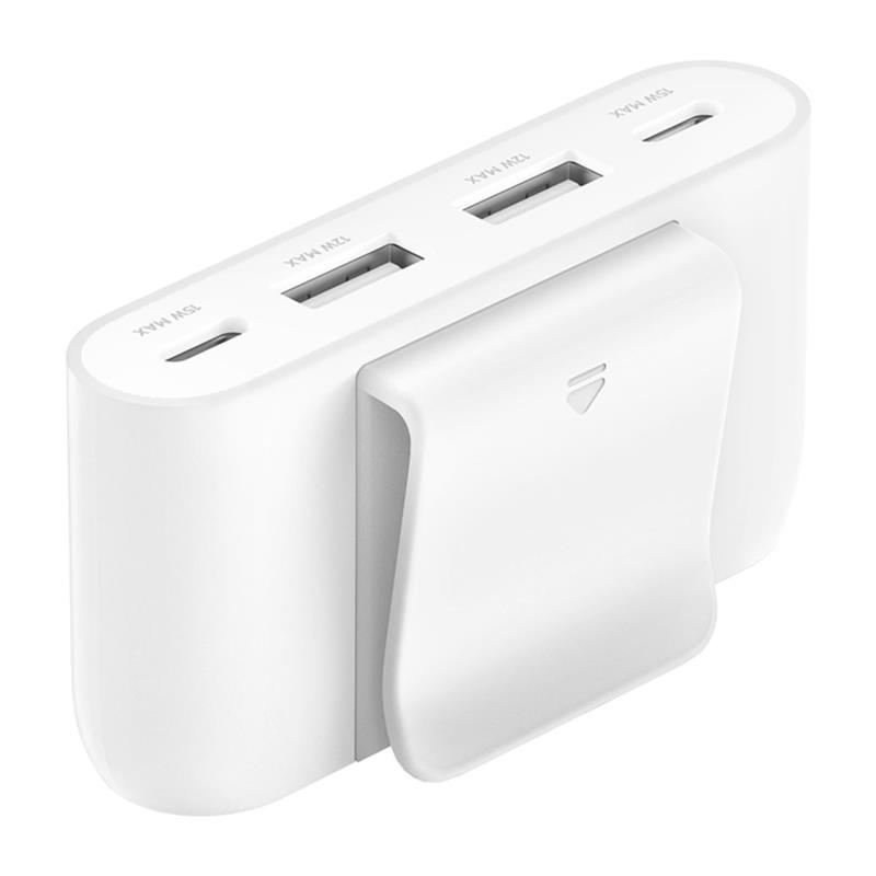 Belkin Boost Charge 4-Port USB Power Extender - White