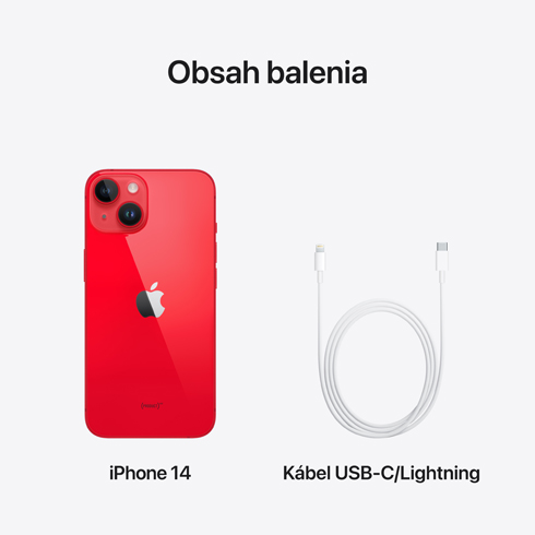 iPhone 14 128 GB (PRODUCT)RED *Třída A*