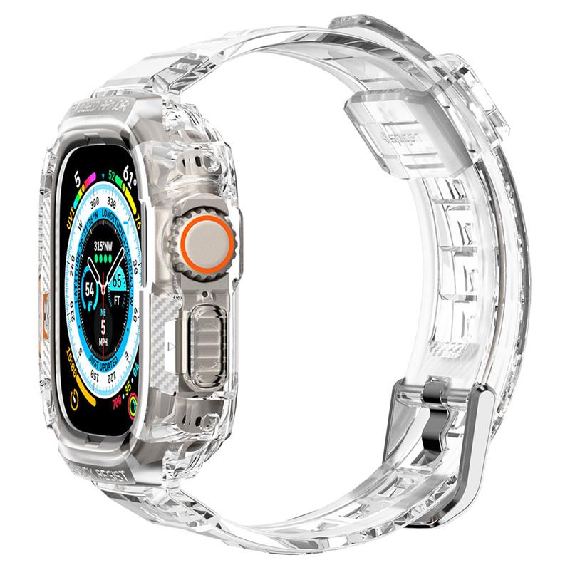 Spigen kryt Rugged Armor Pro pre Apple Watch Ultra 49mm - Crystal Clear