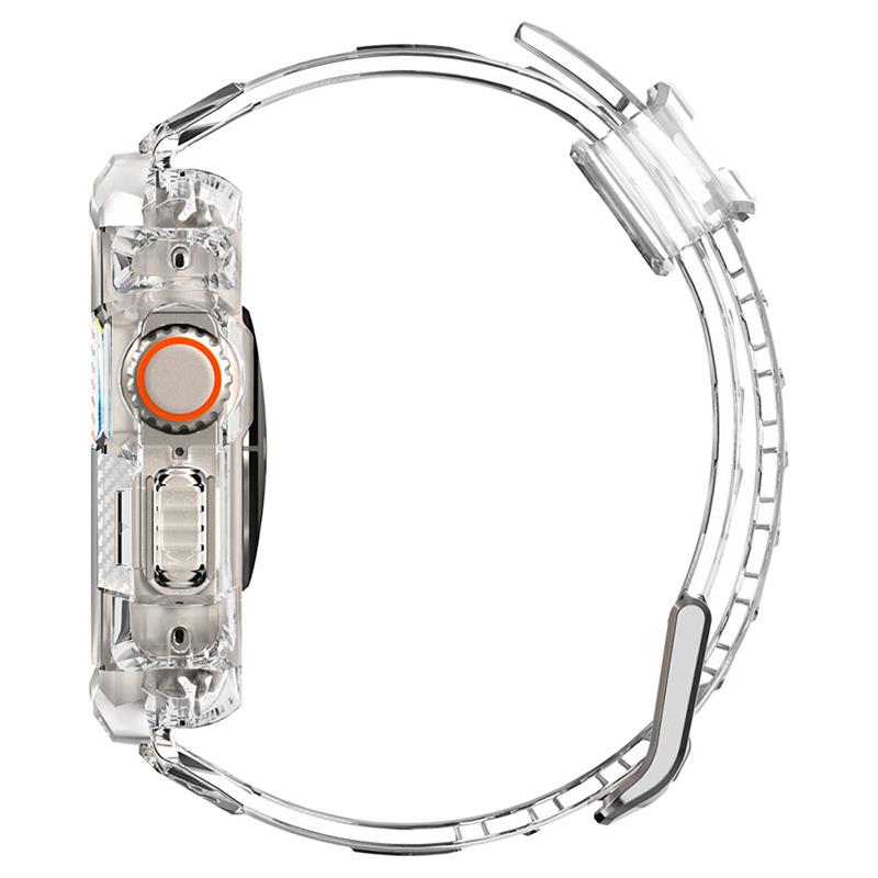 Spigen kryt Rugged Armor Pro pre Apple Watch Ultra 49mm - Crystal Clear