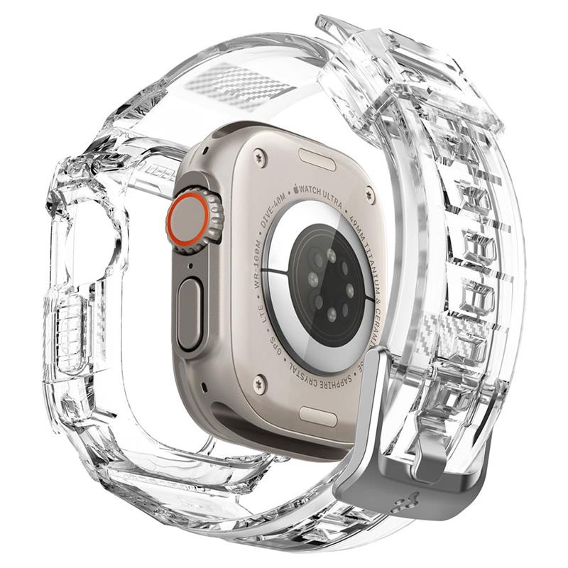 Spigen kryt Rugged Armor Pro pre Apple Watch Ultra 49mm - Crystal Clear