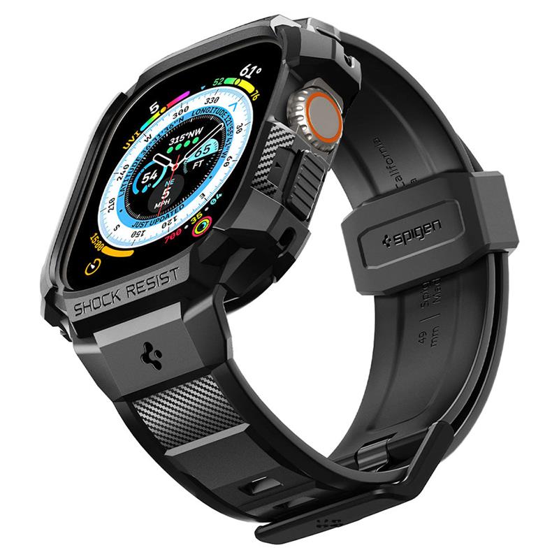 Spigen kryt Rugged Armor Pro pre Apple Watch Ultra 49mm - Black