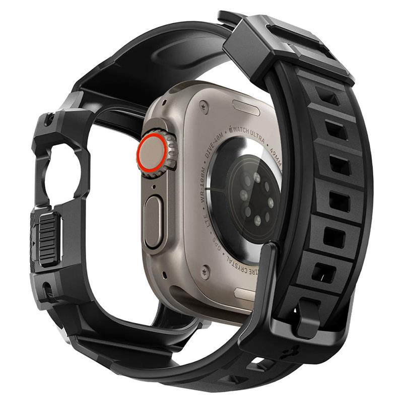 Spigen kryt Rugged Armor Pro pre Apple Watch Ultra 49mm - Black