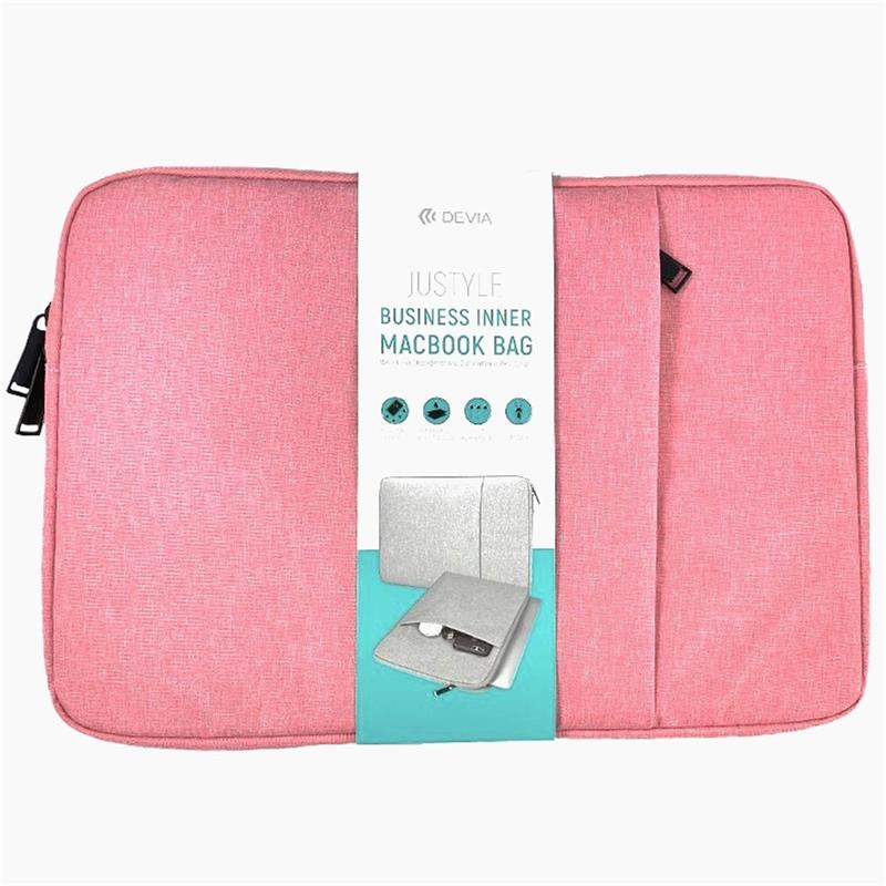 Devia puzdro Justyle pre Macbook Pro 16" M1/M2/M3/M4 - Pink