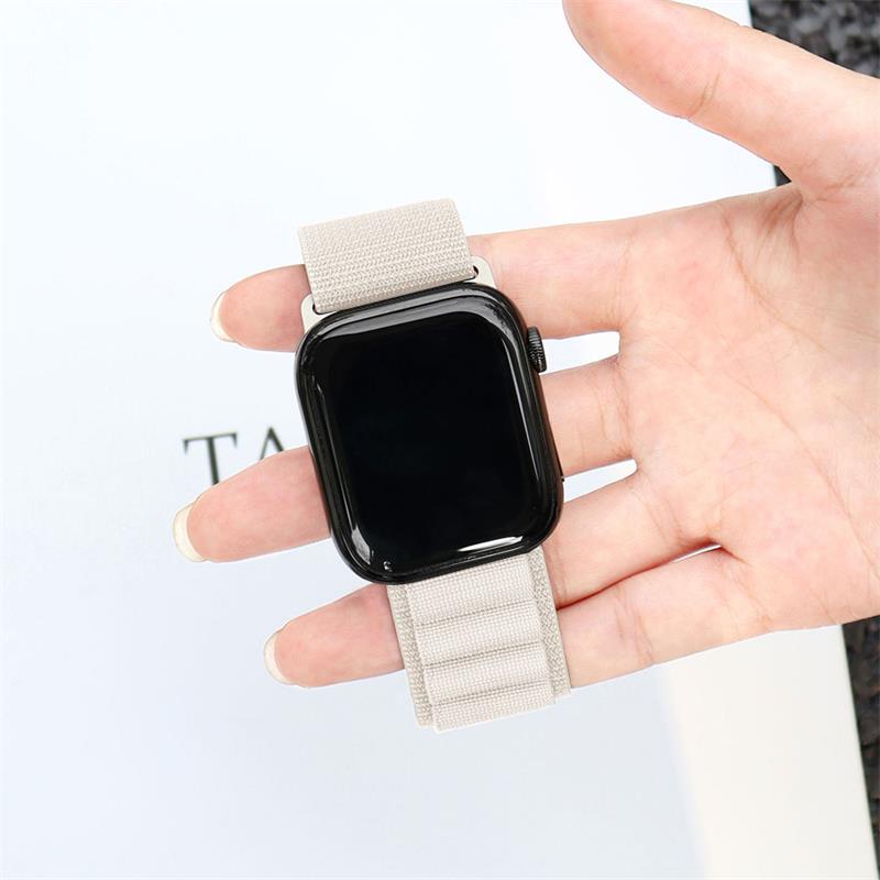 Devia remienok Deluxe Series Sport5 Nylon Braided Adjustable Band 44/45/49mm - White