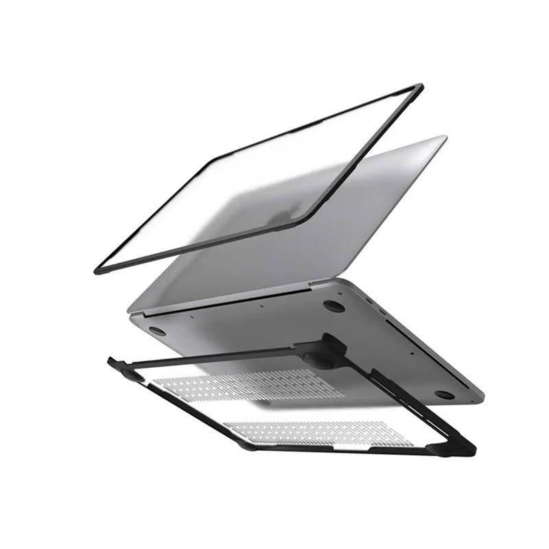 SwitchEasy Defender Protective Case pre MacBook Air 13" M2/M3/M4 - Clear