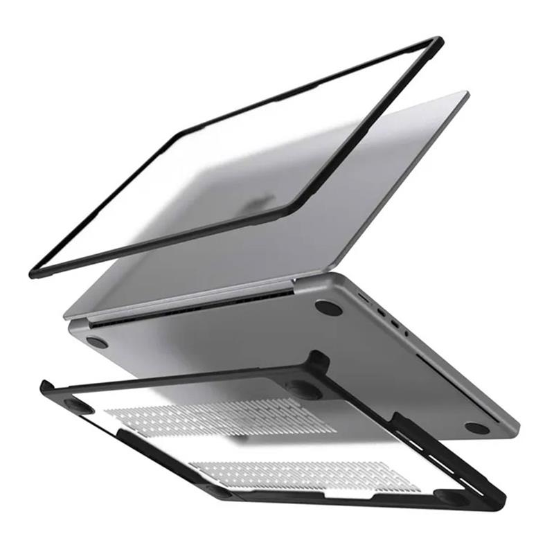 SwitchEasy Defender Protective Case pre MacBook Air 15" M2/M3/M4 - Clear