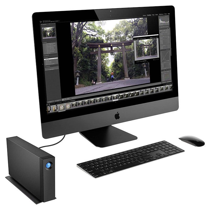 Lacie ext. HDD 8TB d2 Professional 3.5" USB-C 3.1 - Black