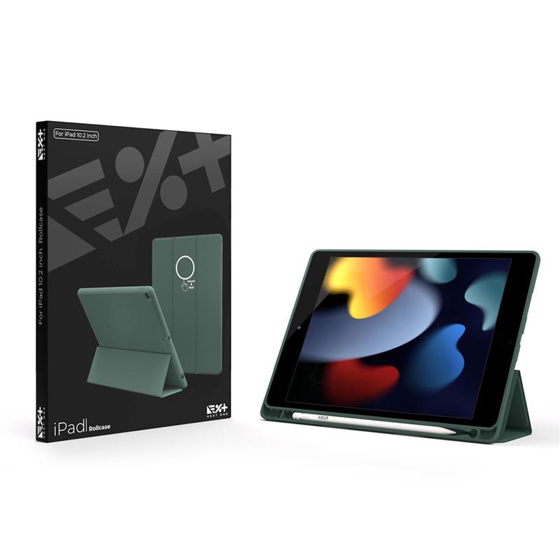 Next One puzdro Rollcase pre iPad 10.2" 2019/2020/2021 - Leaf Green