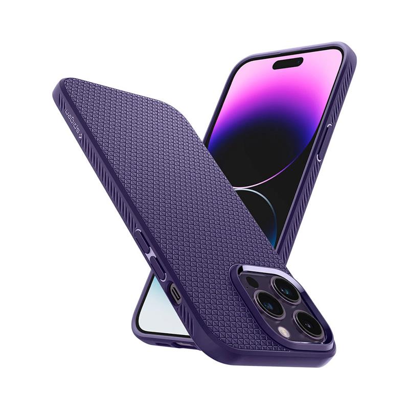 Spigen kryt Liquid Air pre iPhone 14 Pro - Deep Purple