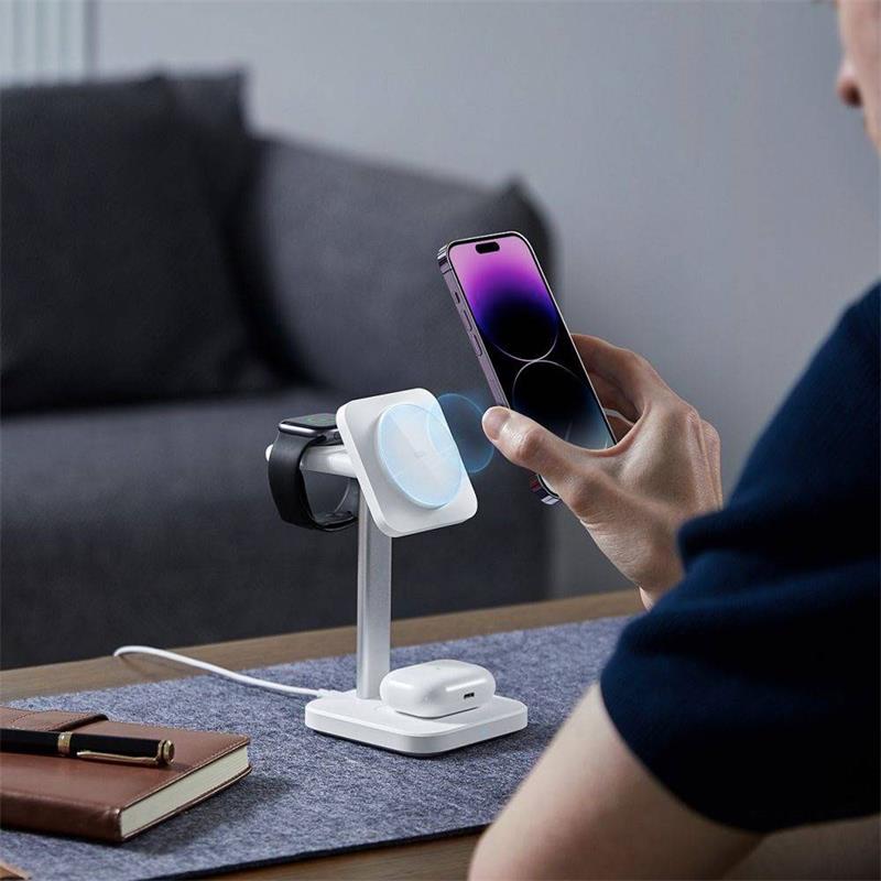 ESR 3-in-1 Watch Wireless Charging Set - White