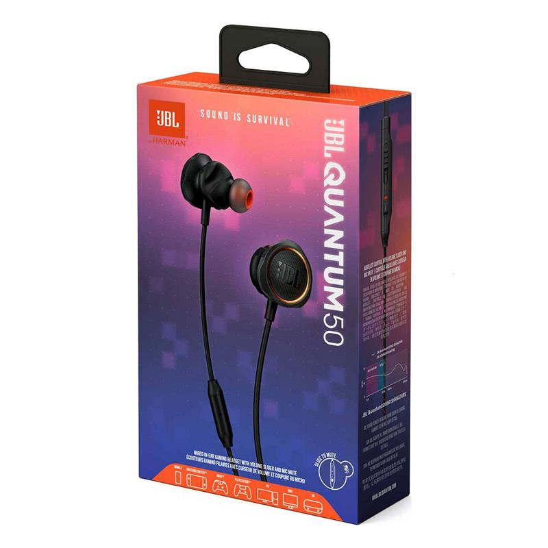 JBL Quantum 50 Black slúchadlá