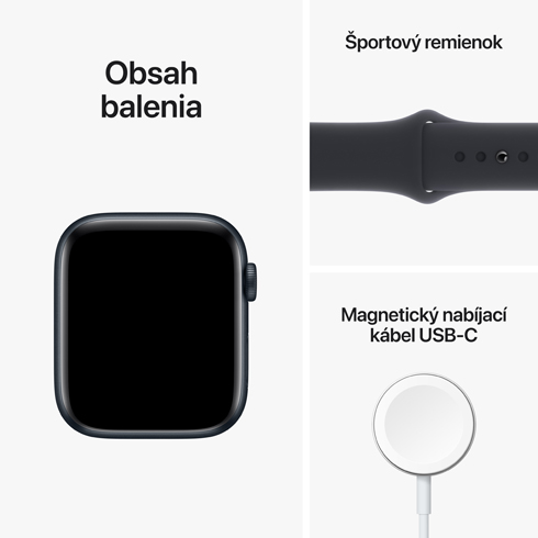 Apple Watch SE GPS 44mm Temně inkoustový hliník *Třída A*