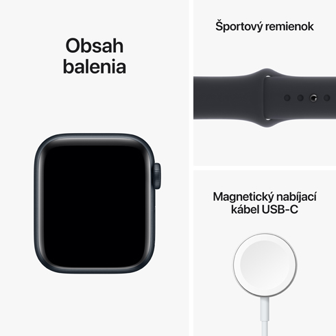 Apple Watch SE GPS 40mm Temně inkoustový hliník *Třída A*