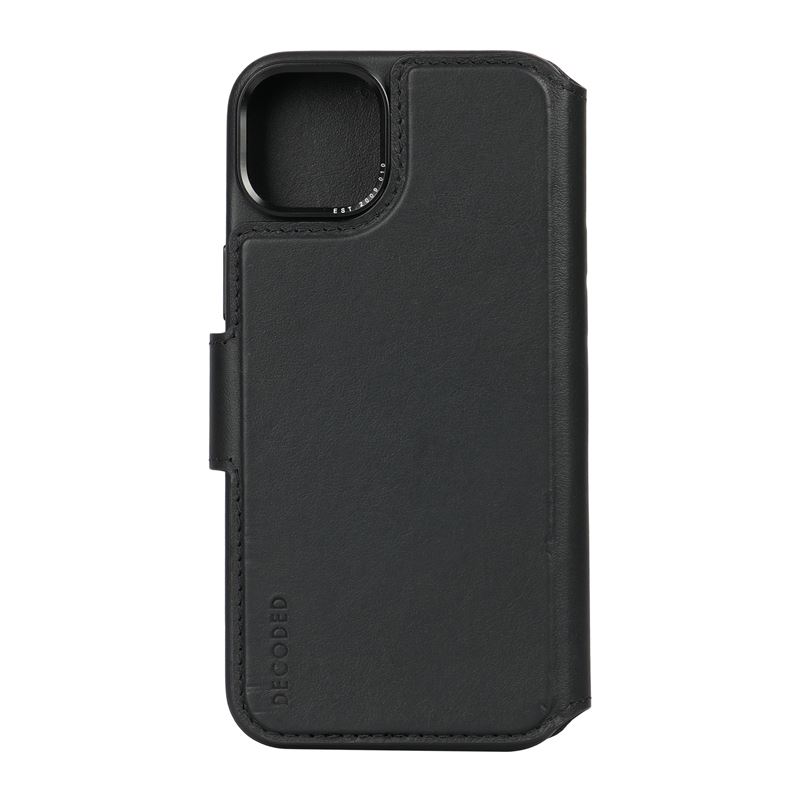 Decoded puzdro Leather Detachable Wallet MagSafe pre iPhone 15 Plus - Black